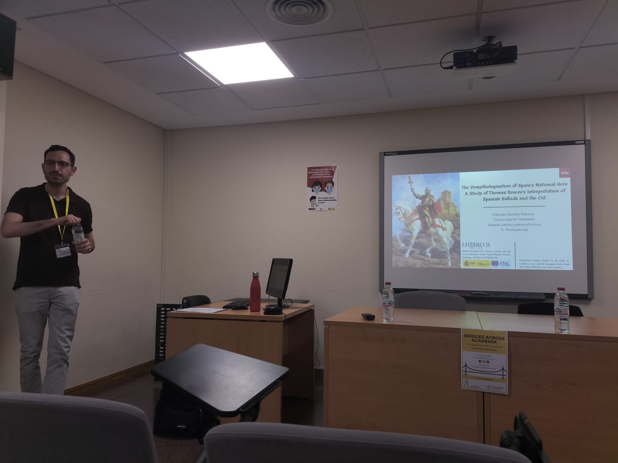 Eduardo Sánchez Palencia participates in the 10th ASYRAS Conference “Bridges across Academia: On Sharing Knowledge” (Murcia, 2025)